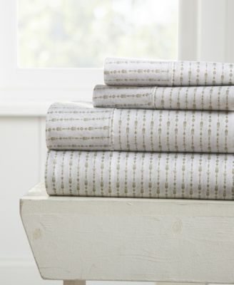 The Boho & Beyond Premium Ultra Soft Pattern 4-Pc. Sheet Set, California King