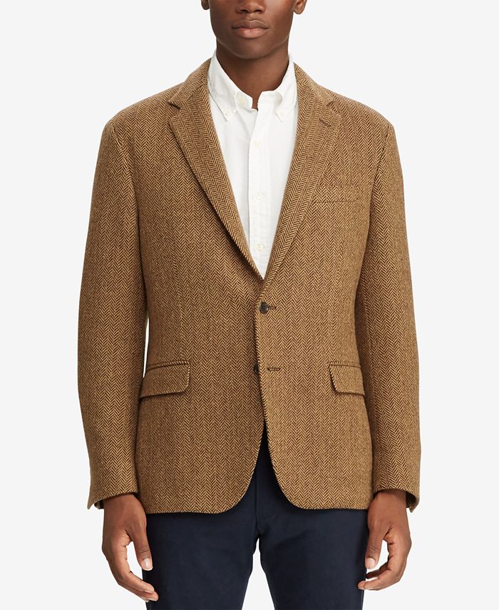 Polo Ralph Lauren Men's Herringbone Sport Coat & Reviews - Blazers & Sport  Coats - Men - Macy's