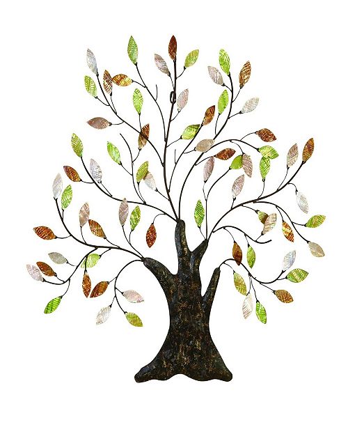 Benzara Metal Tree Wall Decor Reviews Home Macy S