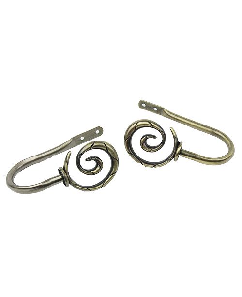 Rod Desyne Spiral Curtain Rod Holdback Pair Reviews Home