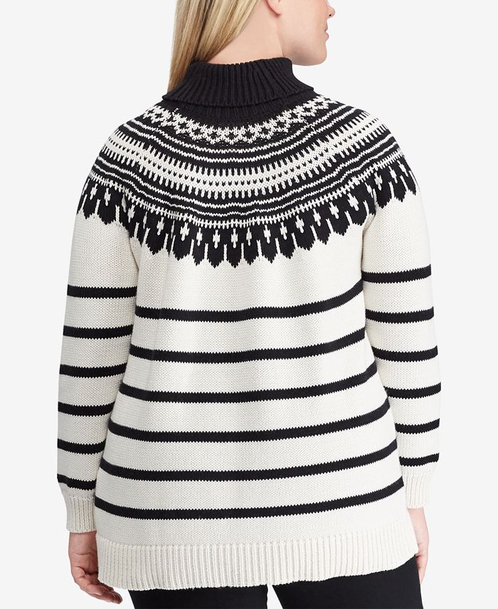 Lauren Ralph Lauren Plus Size Contrast Sweater Macy's