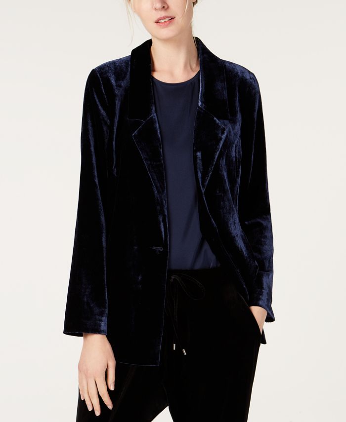 Eileen fisher velvet jacket cheap