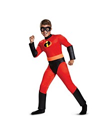 Incredibles 2 Dash Classic Muscle Little and Big Boys Costume