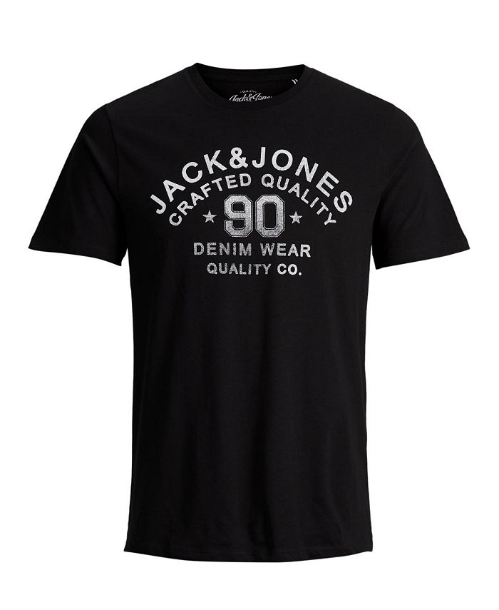 Jack & Jones Denim Wear Crew Neck Tee - Macy's