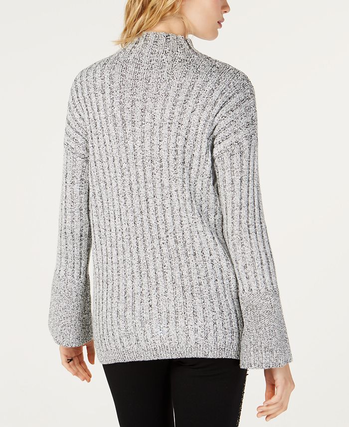 INC International Concepts I.N.C. Bell-Sleeve Turtleneck Sweater ...