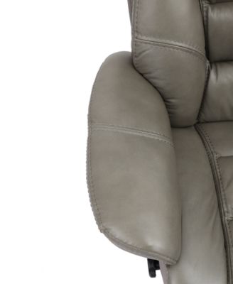 Faringdon Leather Euro Chair & Ottoman