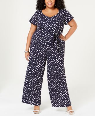 monteau polka dot jumpsuit