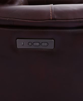 Hatherleigh 34" Leather Dual Power Recliner with USB Power Outlet