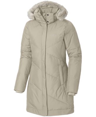 columbia snow eclipse hooded puffer jacket