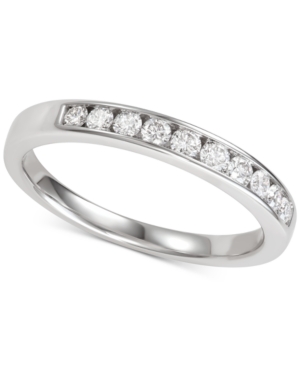 image of Diamond Channel-Set Band (1/3 ct. t.w.) in 14k White Gold