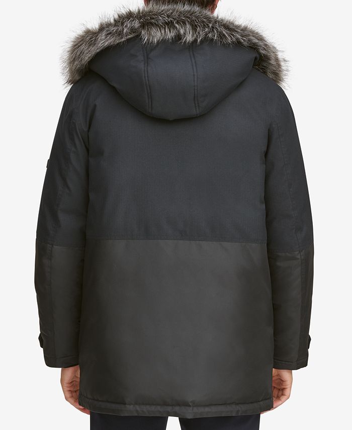 Marc New York Men's MixedMedia Parka with Removable Hood & Reviews
