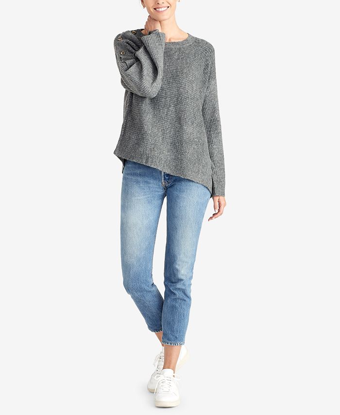 RACHEL Rachel Roy Embellished Asymmetrical Sweater, Created for Macy's ...