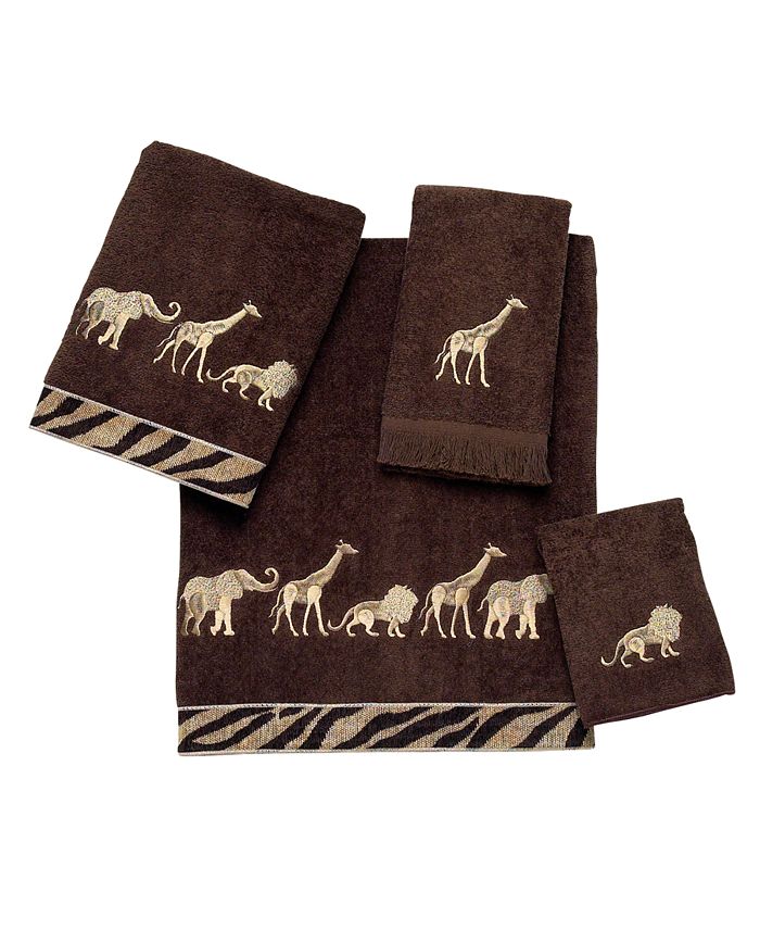 Avanti Animal Parade Embroidered Hand Towel Macy's