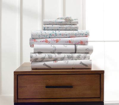 Martha Stewart Collection  CLOSEOUT! Novelty Print Sheet Sets, 200 Thread Count 100% Cotton Percale, Created for Macy's