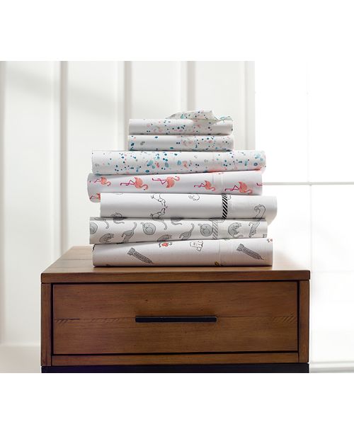 Martha Stewart Collection Novelty Print Sheet Sets, 200 Thread Count