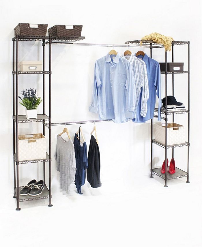 Seville Classics Expandable Closet Organizer System Macy's