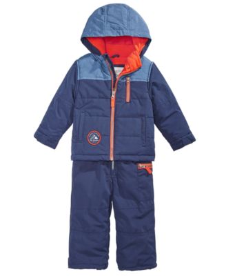 macy's baby snowsuit