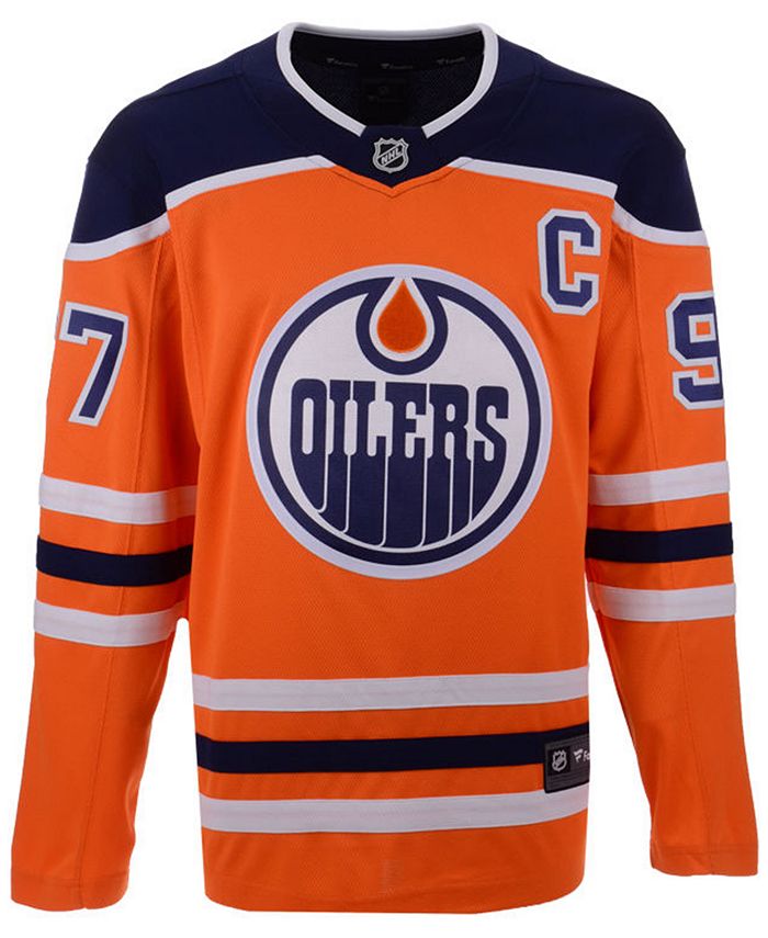 Authentic NHL Apparel Fanatics Connor Men's McDavid Edmonton Oilers ...