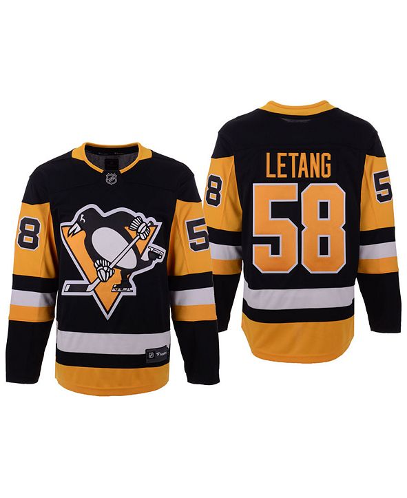 Authentic NHL Apparel Fanatics Men's Kris Letang Pittsburgh Penguins