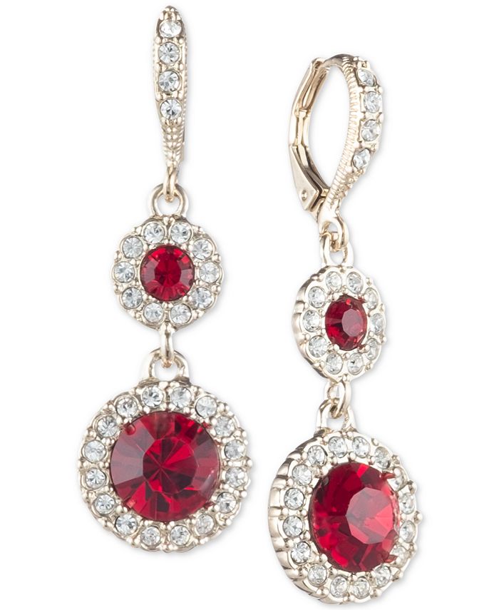 Givenchy Crystal Double Drop Earrings Macy's