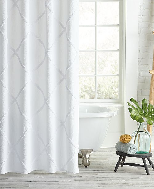 John Robshaw Peri Homeworks Lattice Shower Curtain & Reviews Shower