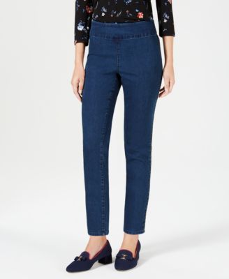Charter Club - Cambridge Skinny Pull-On Pants