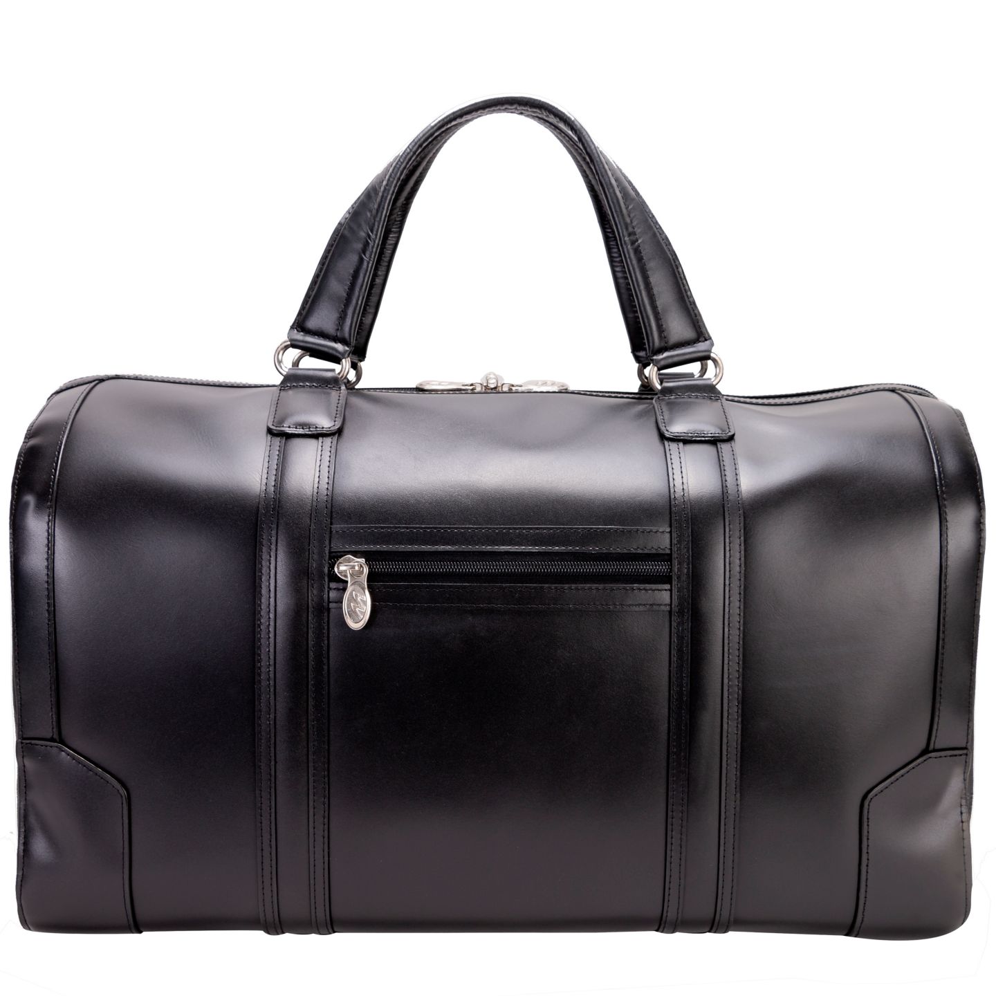 Сумка McKlein Kinzie 20" Leather Duffel, цвет: Чёрный — фото 5