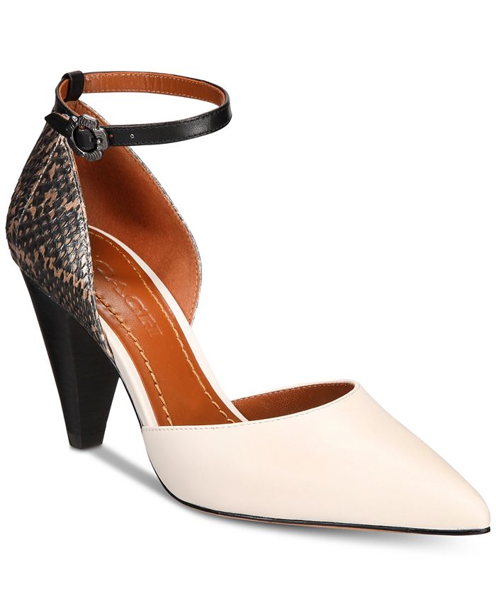 Coach ankle strap pump clearance