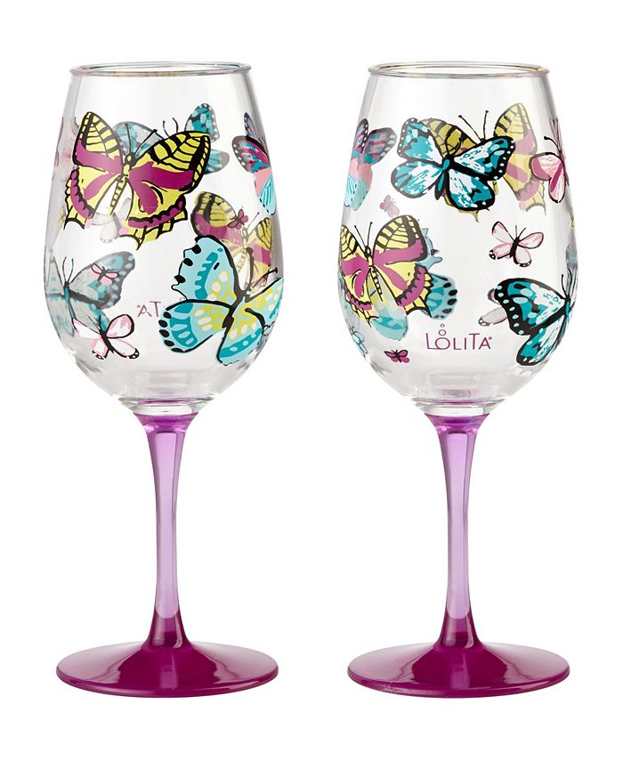 Lolita Bouquet In Bloom Wine Glass