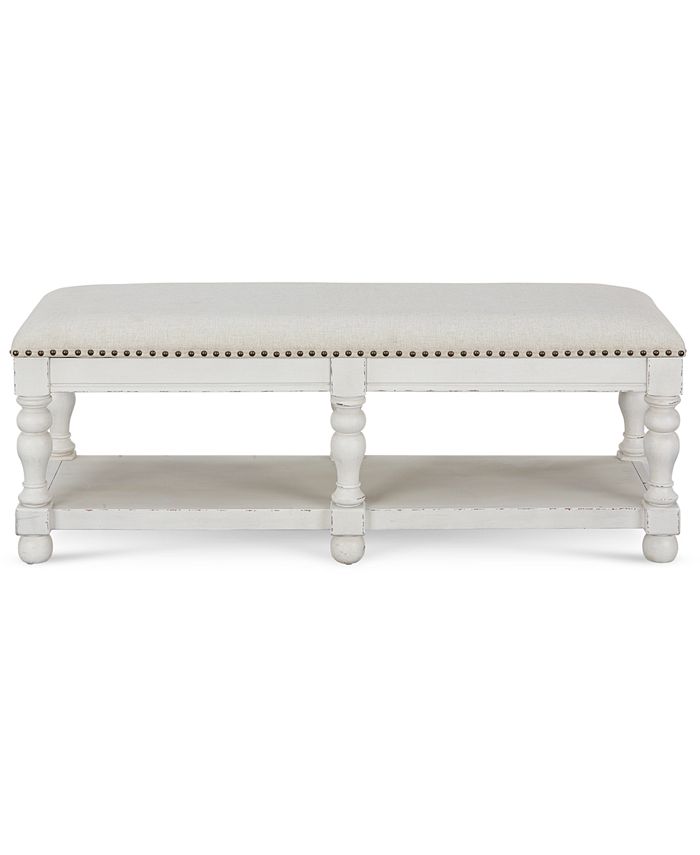 Furniture Quincy Upholstered Bench, Created for Macy's Macy's
