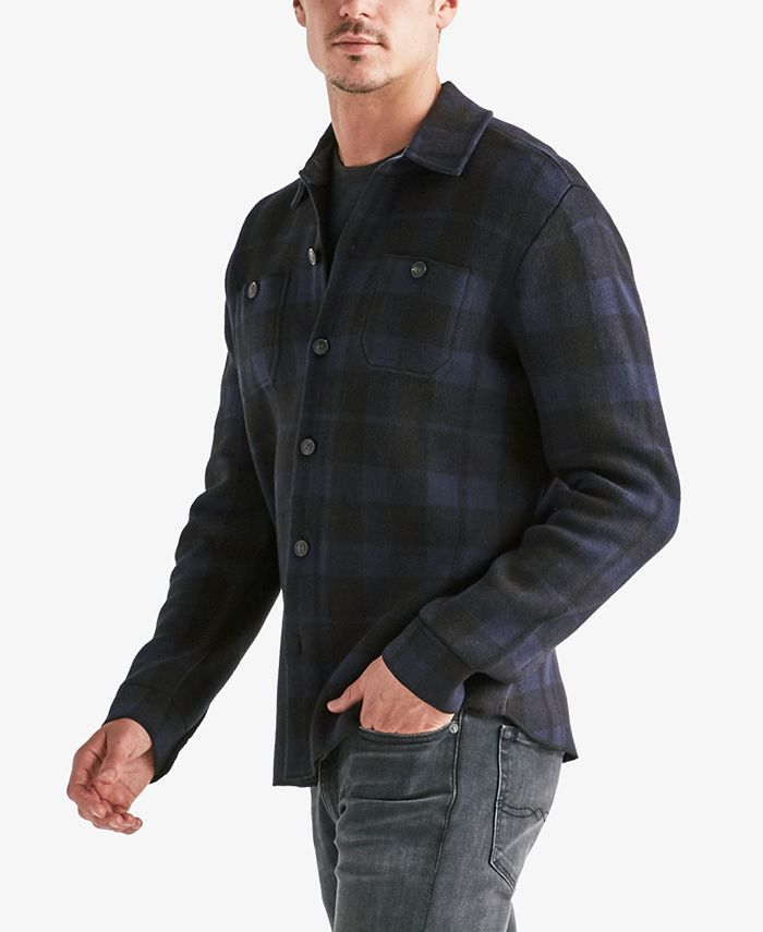 Lucky Brand Men's Geometric Shirt Jacket - Macy's