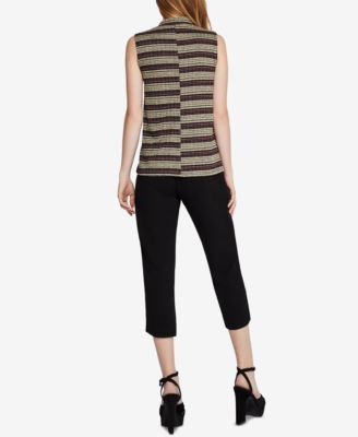 BCBGeneration Women's Ruffled Square Neck Sleeveless Crop Top - 100% Rayon - View #10