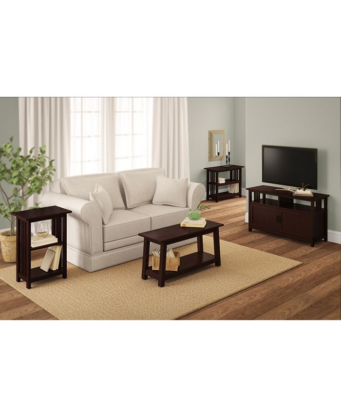 Alaterre Furniture Mission Under Window Bookshelf Macy's