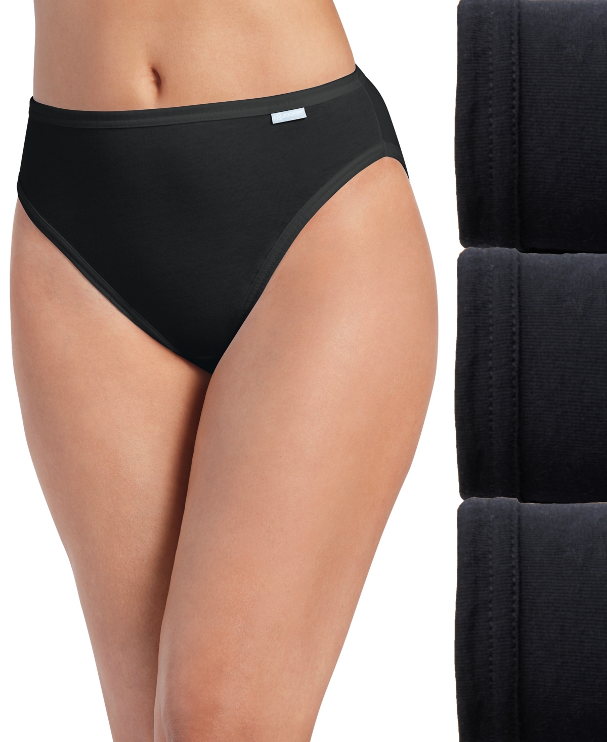 Elance French Cut 3 Pack Underwear 1485 1487, Extended Sizes - Ivory/Sand/Pink Pearl