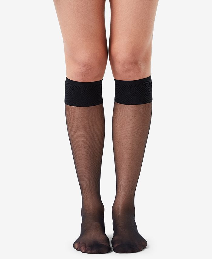 Spanx Get Over It Over The Knee Socks Scalloped Edge, $24