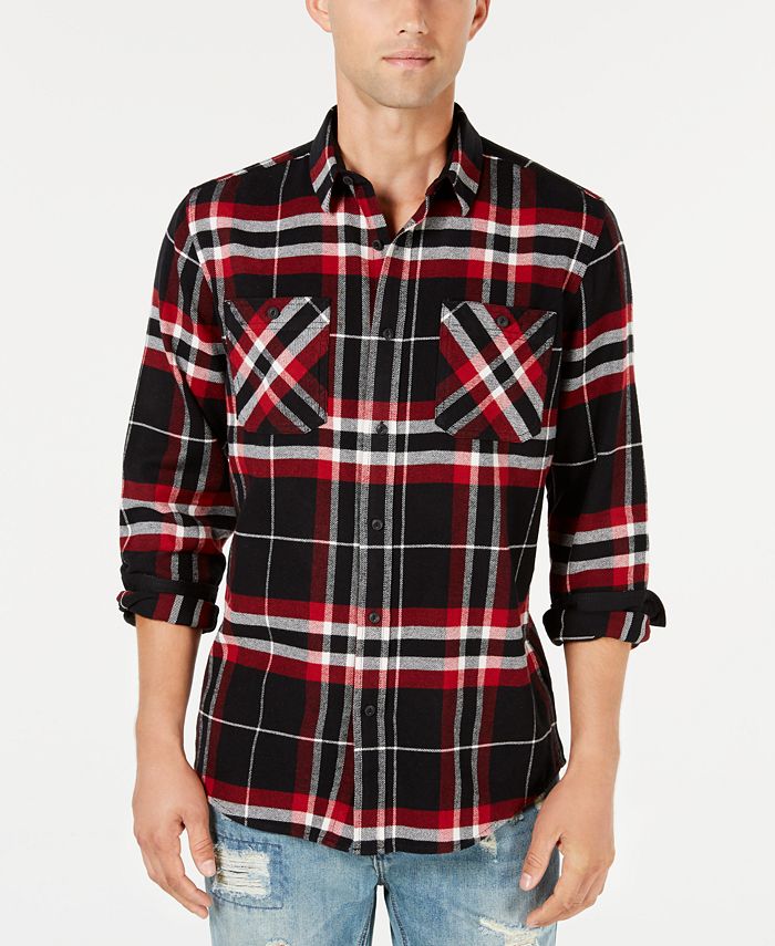 American Rag Men's Plaid Flannel Shirt, Created for Macy's Macy's