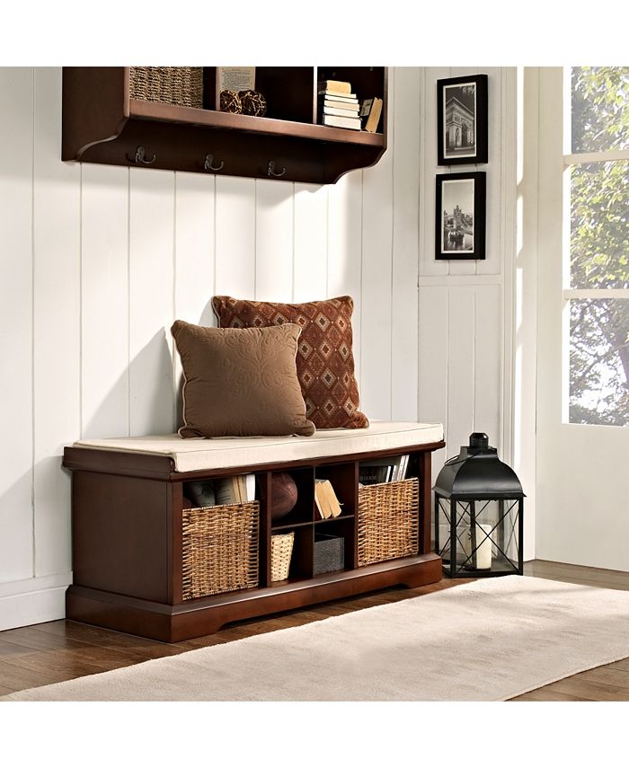 Crosley Brennan Entryway Storage Bench Macy's