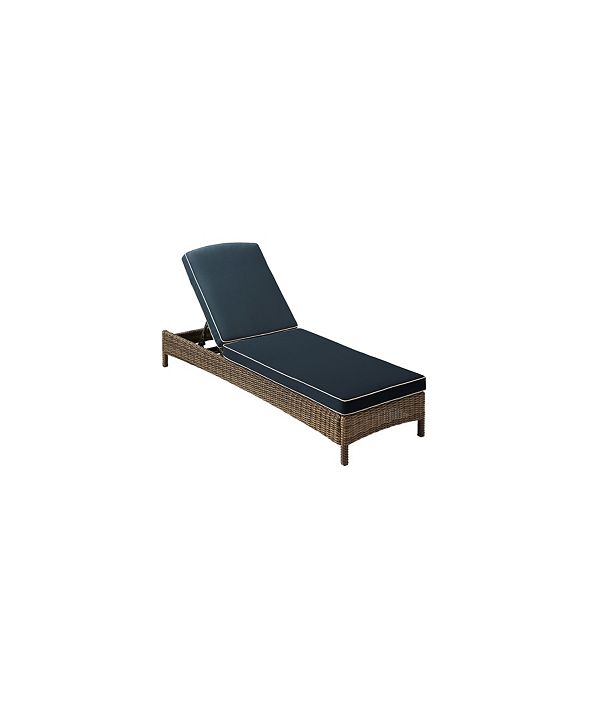 Crosley Bradenton Chaise Lounge With Cushions & Reviews - Furniture - Macy&#39;s