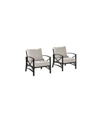 Crosley Kaplan 2 Piece Outdoor Seating Set With Cushion - 2 Outdoor ...