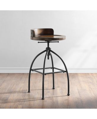 crosley edison adjustable height stool