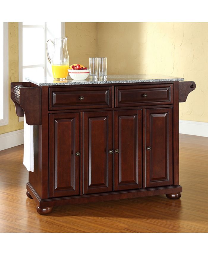 Crosley Alexandria Solid Granite Top Kitchen Island Macy's