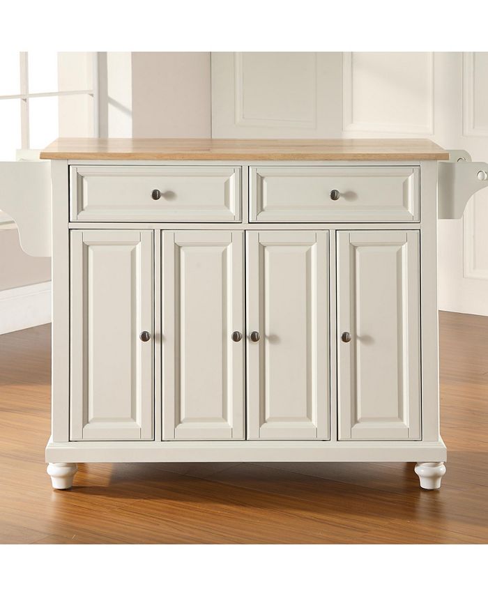 Cambridge Natural Wood Top Kitchen Island