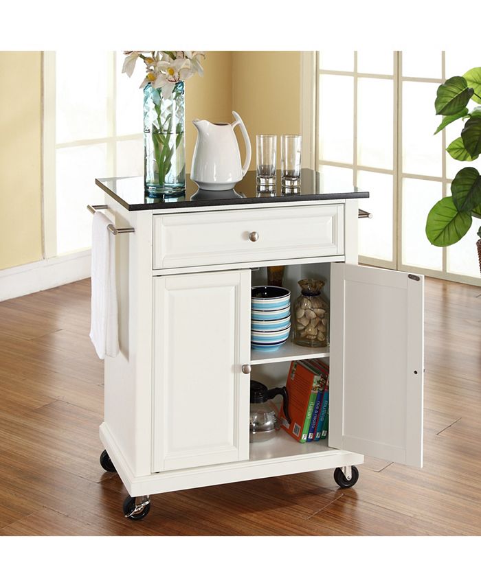 Crosley Solid Granite Top Portable Kitchen Cart Island Macy's