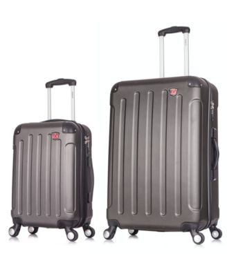 Intely 2-Pc. Hardside Luggage Set With USB Port