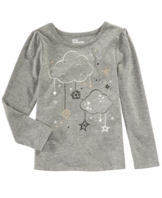 Epic Threads - Toddler Girls Long-Sleeve Clouds T-Shirt