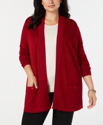 Anne Klein Plus Size Malibu Cardigan Sweater Macy's