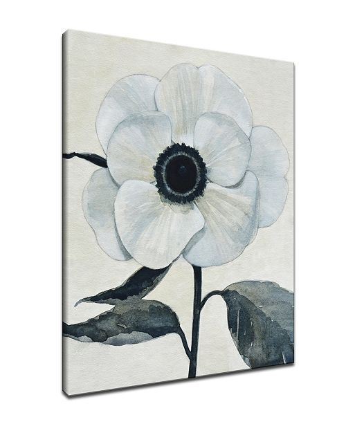 Ready2hangart Elegant Poppy Ii White Floral Canvas Wall Art 30x20 Reviews Wall Art Macy S