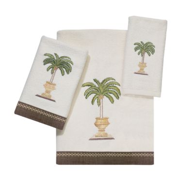 palm tree bath towels