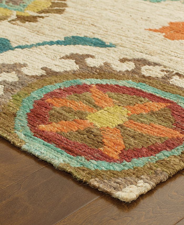 Tommy Bahama Home Valencia 57710 Beige/Multi 8' x 10' Area Rug Macy's