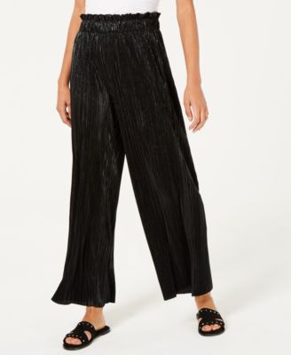 Be Bop - Juniors' Pleated Metallic Pants